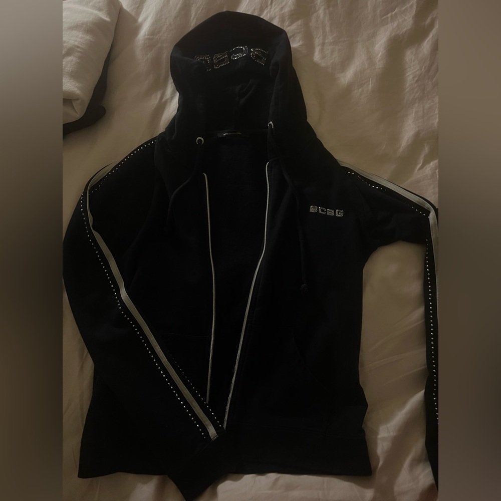 BCBG y2k rhinestone jacket